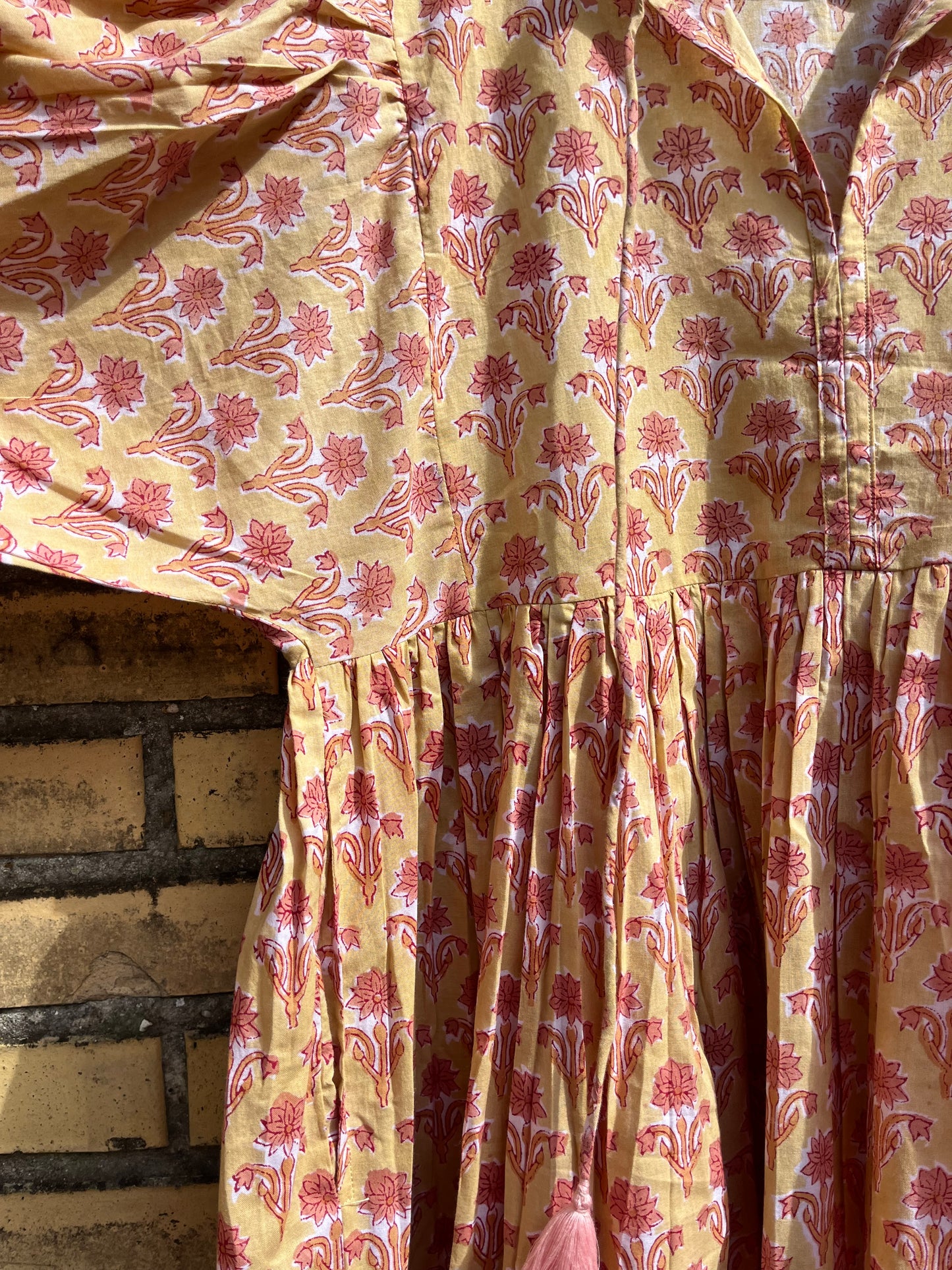 Dua Dress, apricot