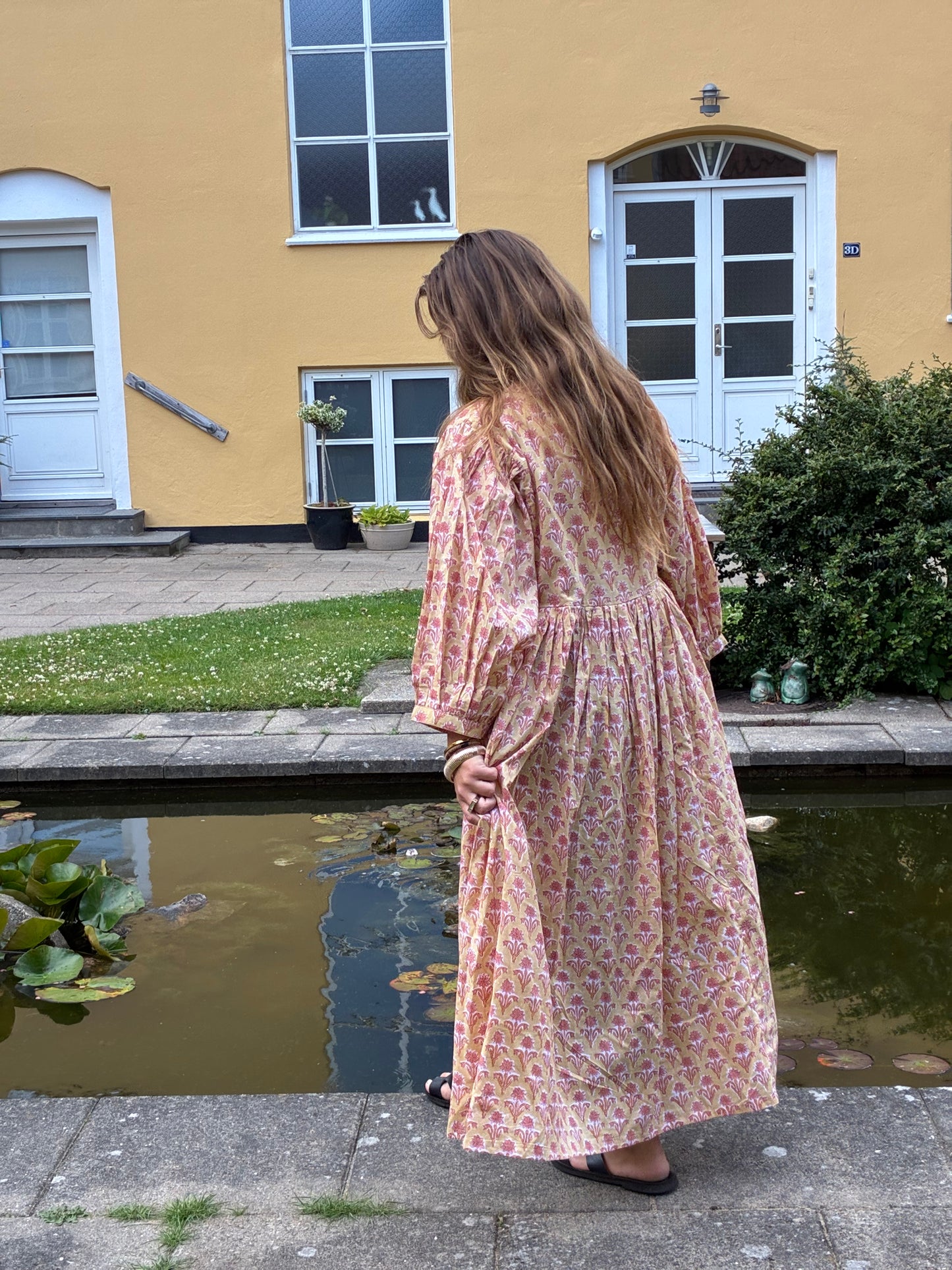 Dua Dress, apricot