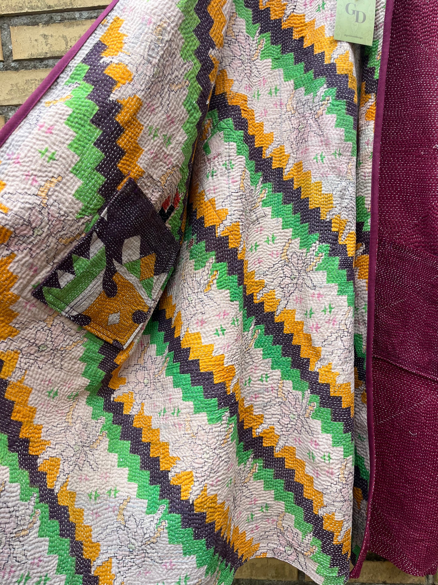 Kantha Jakke, lang