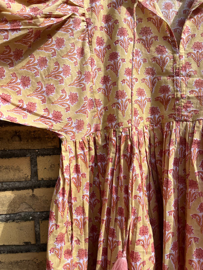 Dua Dress, apricot