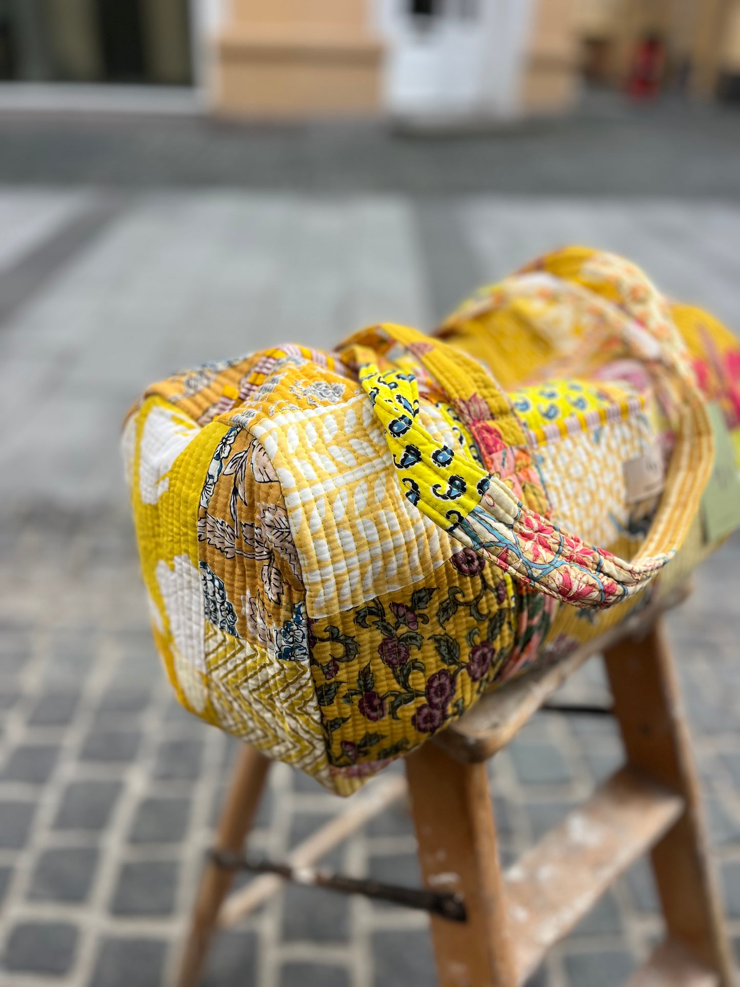 Quilttaske, patchwork