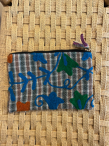 Kantha clutch suzani