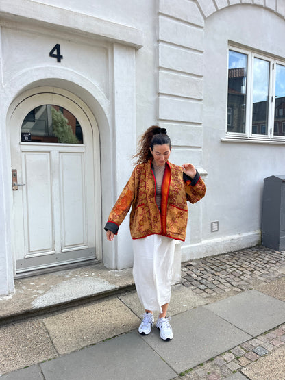 Kantha Jakke Silke