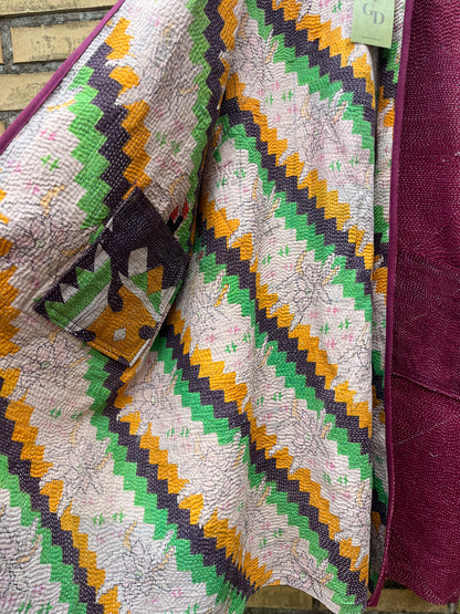 Kantha Jakke, lang