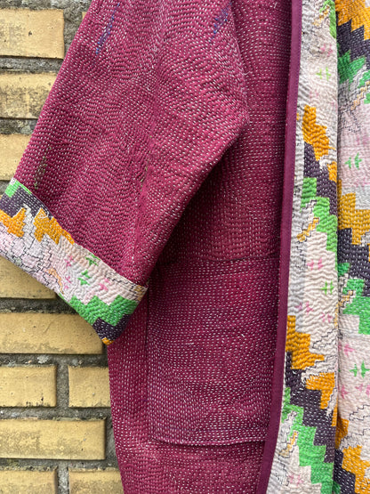 Kantha Jakke, lang