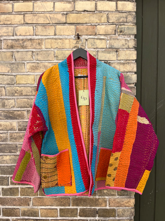 Kantha Jakke Oline