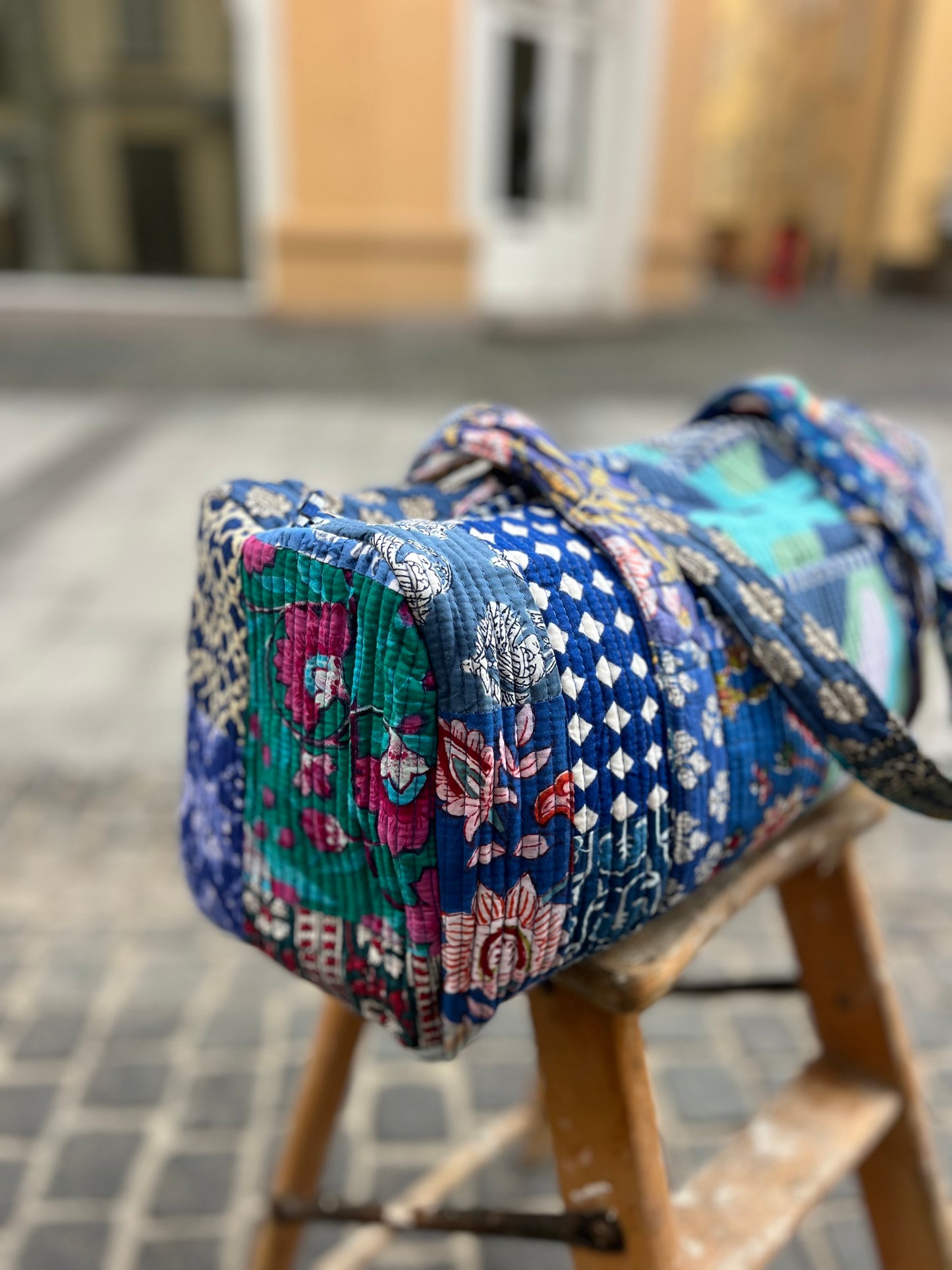 Quilttaske, patchwork