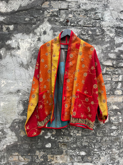 Kantha Jakke Amber