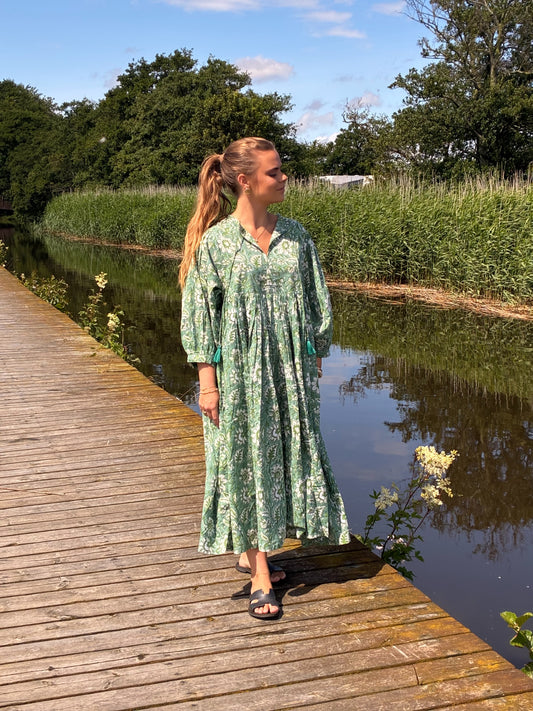 Dua Dress, matcha