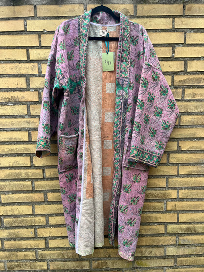Kantha Jakke, lang